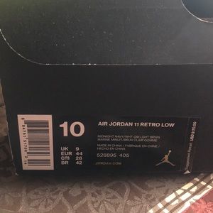 Men size 10 used retro Jordan’s